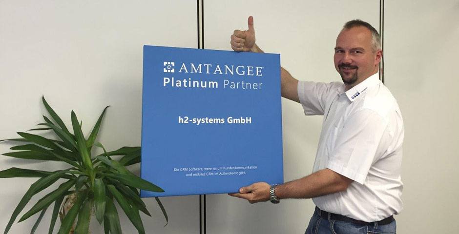 CRM Software aus Ulm - h2-Systems GmbH ist Platinum Partner der AMTANGEE AG