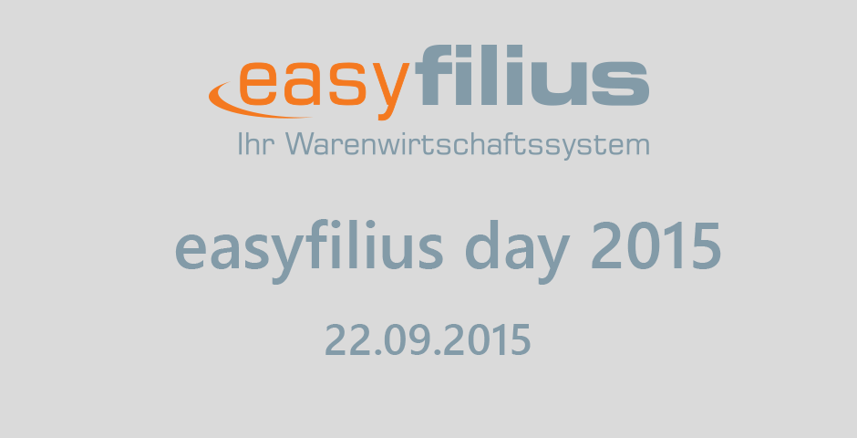 easyfilius day 2015 - KOMSA Data & Solutions GmbH - 22.09.2015