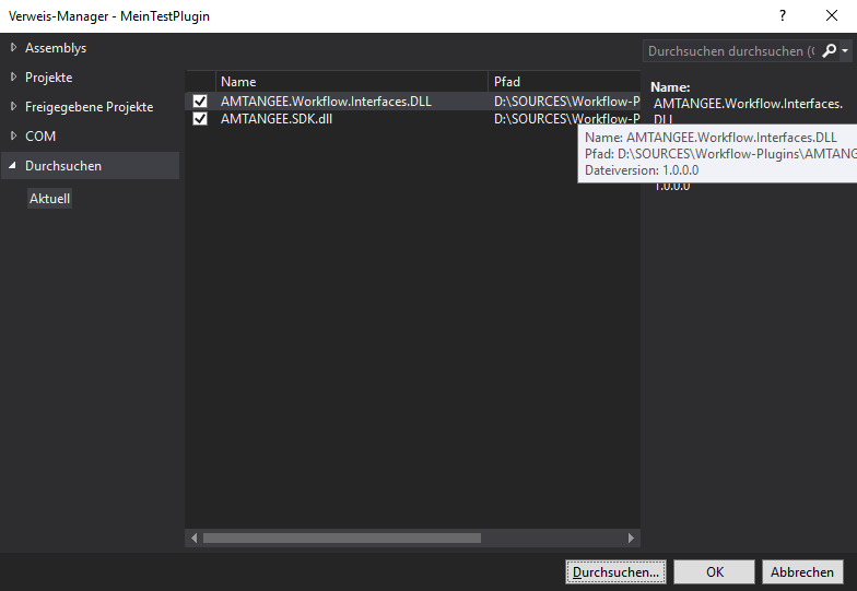 DevInside: AMTANGEE erweitern (Visual Studio Express - Assemblys)