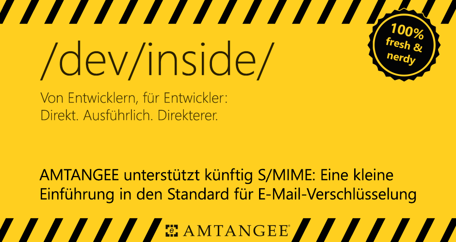 DevInside Einführung S/MIME-Verschlüsselung