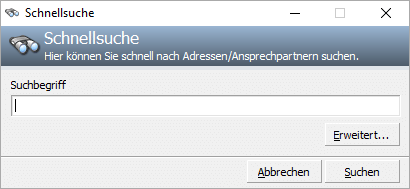 CRM ToolBox: AMTANGEE Suchfunktion (Erweiterte Suche)