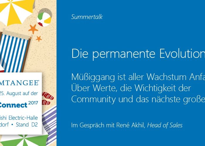 CRM als permanente Evolution: René Akhil im Sommerinterview 2017