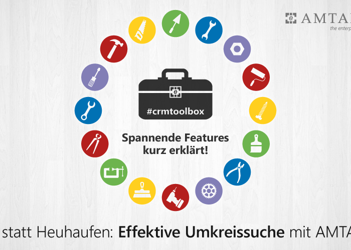 CRM Toolbox Umkreissuche Geschäftsreise Kundenbesuch