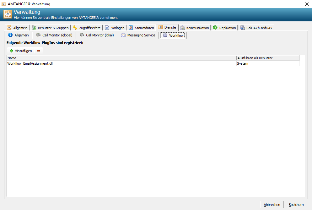 eBay-Amazon-Plugin in AMTANGEE. Screenshot: Plugin verfügbar