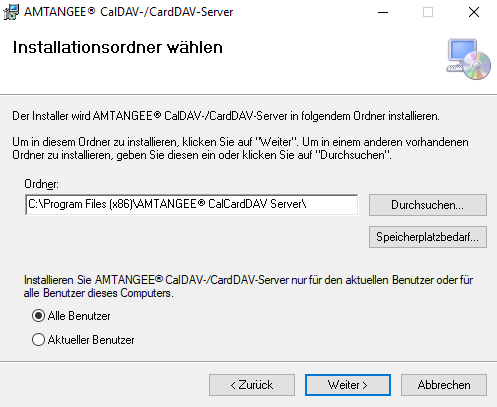 Cal/CardDAV Server Installation