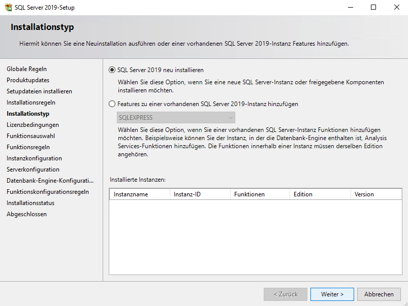 SQL Server Installation