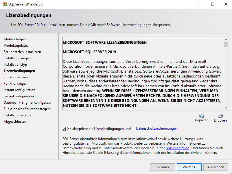 SQL Server Installation