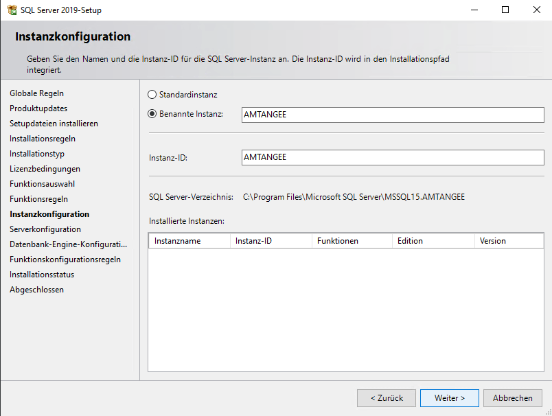 SQL Server Installation