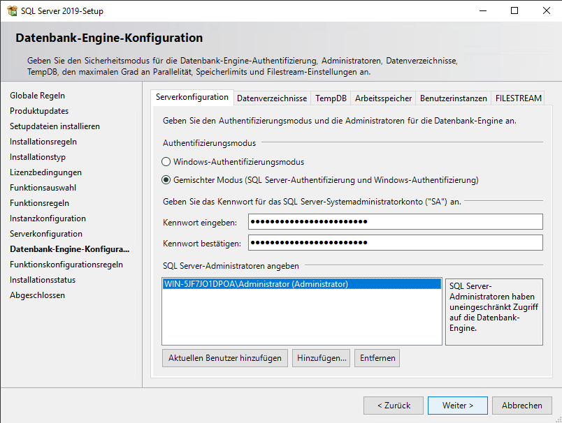 SQL Server Installation