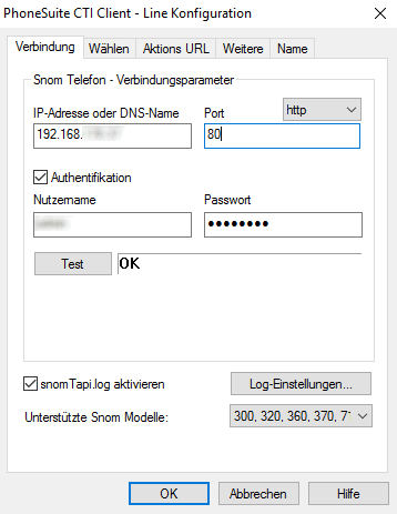 CTI über TAPI mit PhoneSuite 16