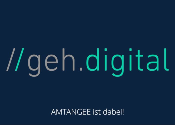 Grafik: geh.digital: AMTANGEE ist dabei!