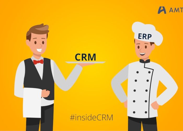 Blog-Grafik: Unterschied zwischen CRM und ERP