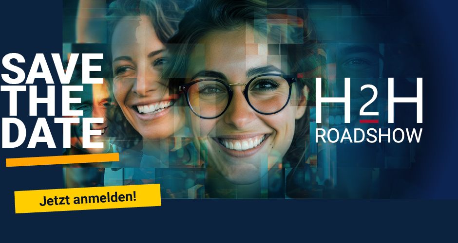 Werbebanner für H2H Roadshow: Save the Date