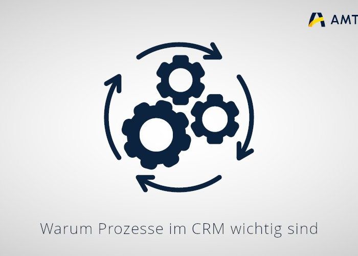 AMTANGEE Blogbild: Zahnräder "Warum Prozesse im CRM wichtig sind" 940x500