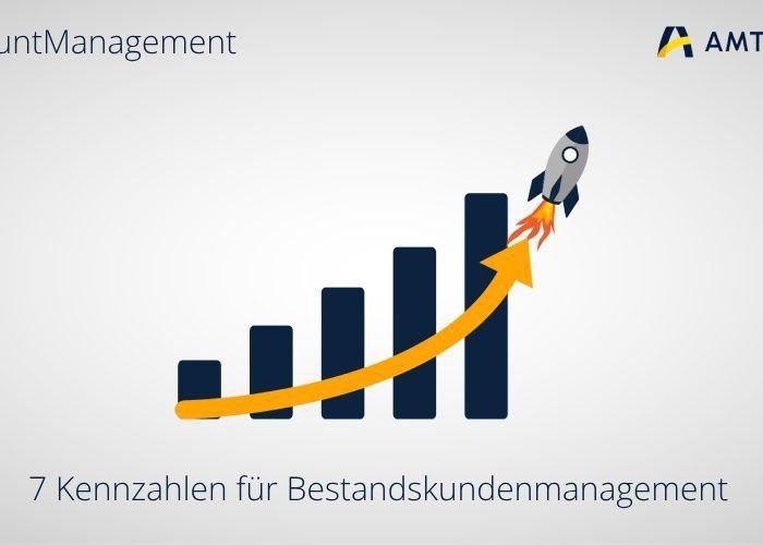 AMTANGEE Blogbild: 7 Kennzahlen für Bestandskundenmanagement. 940x500